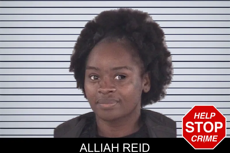 Alliah Reid mugshot