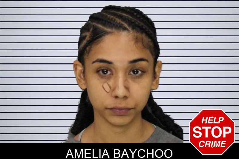 Amelia Baychoo mugshot