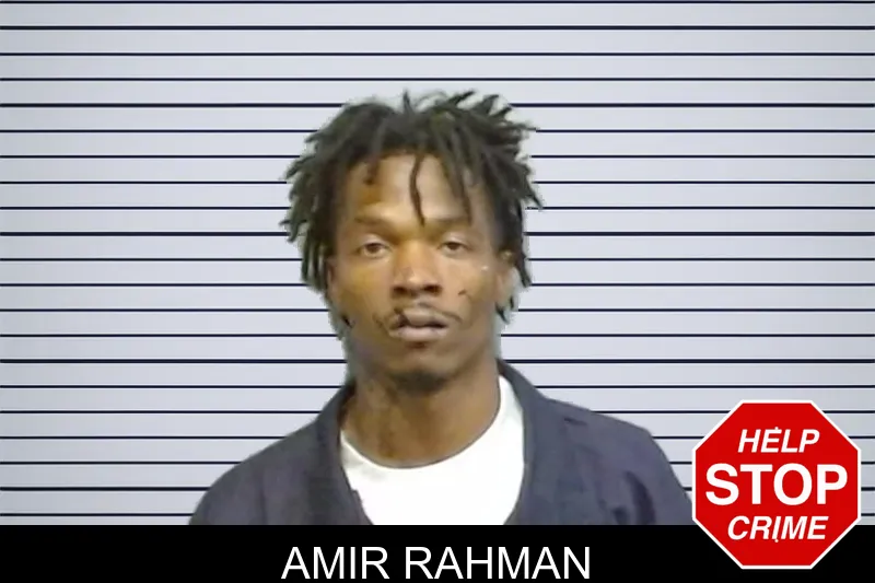 Amir Rahman mugshot