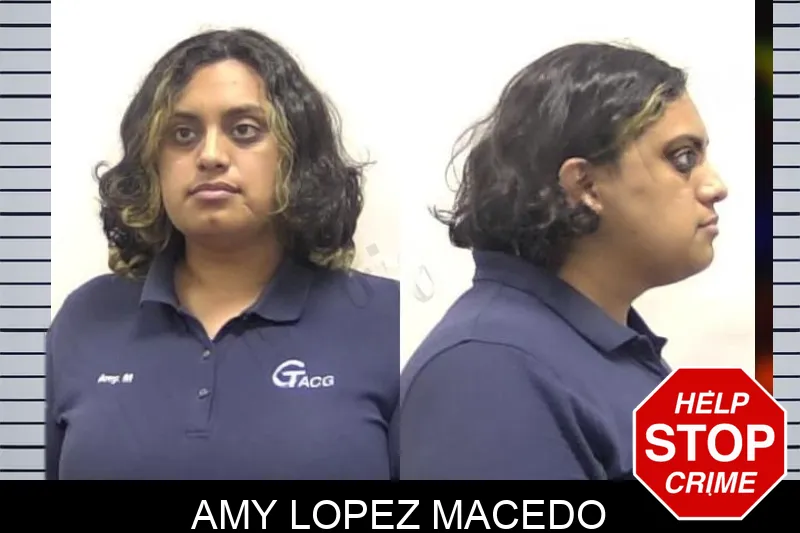 Amy Lopez Macedo mugshot