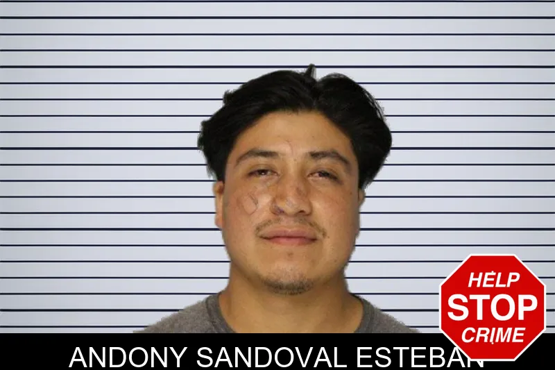 Andony Sandoval Esteban mugshot