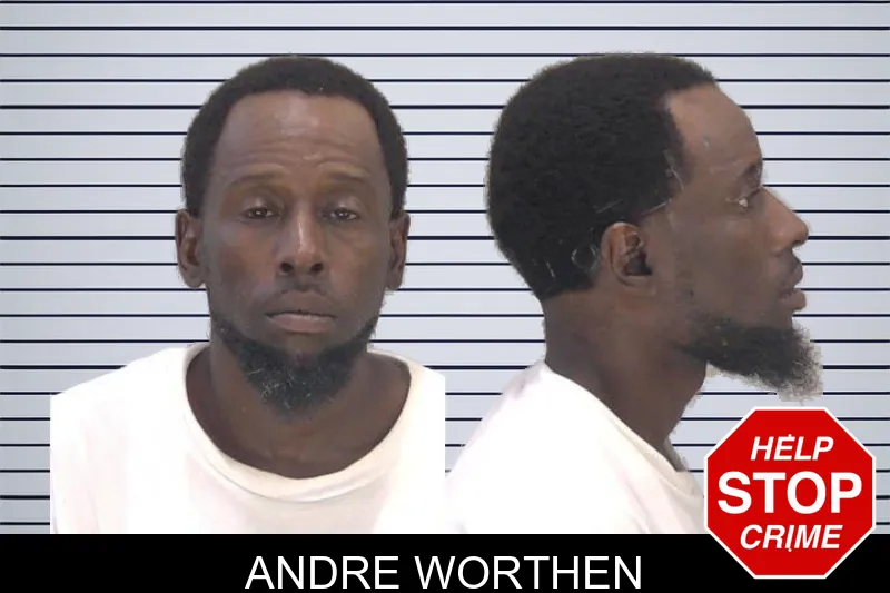 Andre Worthen mugshot