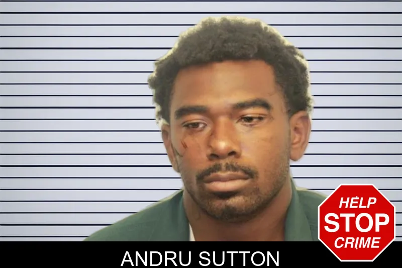 Andru Sutton mugshot