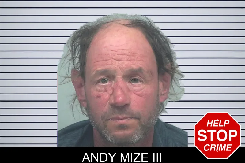 Andy Mize III mugshot