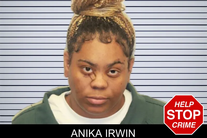 Anika Irwin mugshot
