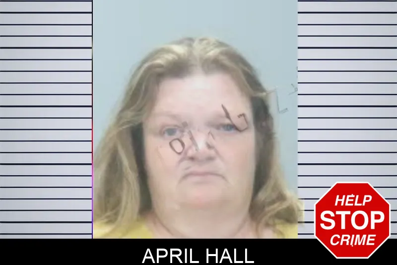 April Hall mugshot