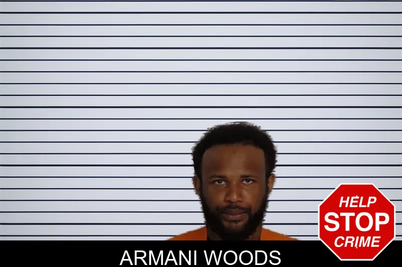 Armani Woods mugshot