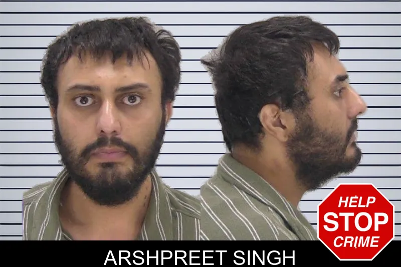 Arshpreet Singh mugshot