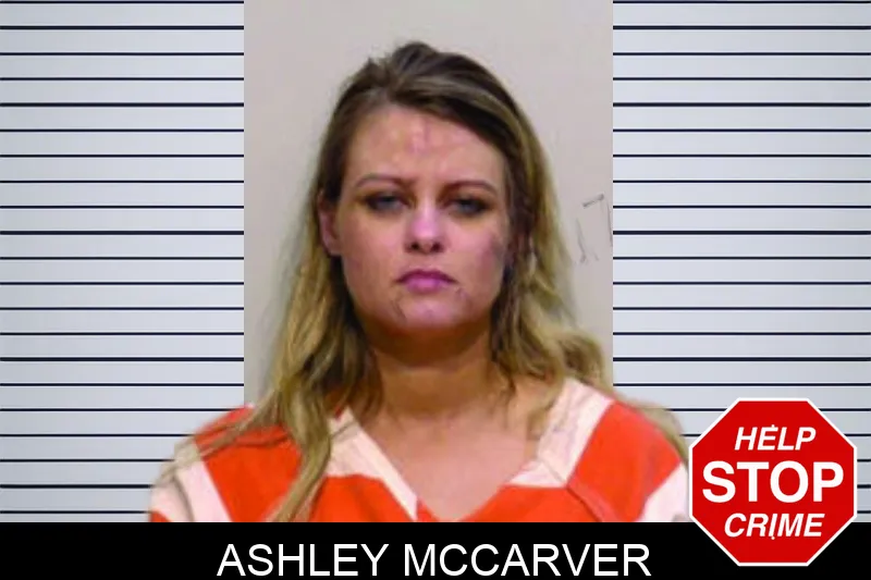 Ashley McCarver mugshot