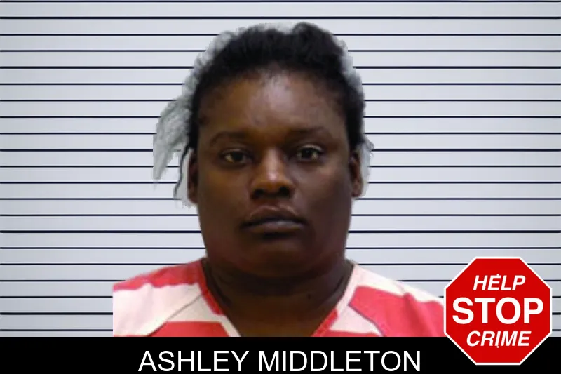 Ashley Middleton mugshot
