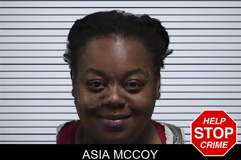 Asia McCoy mugshot