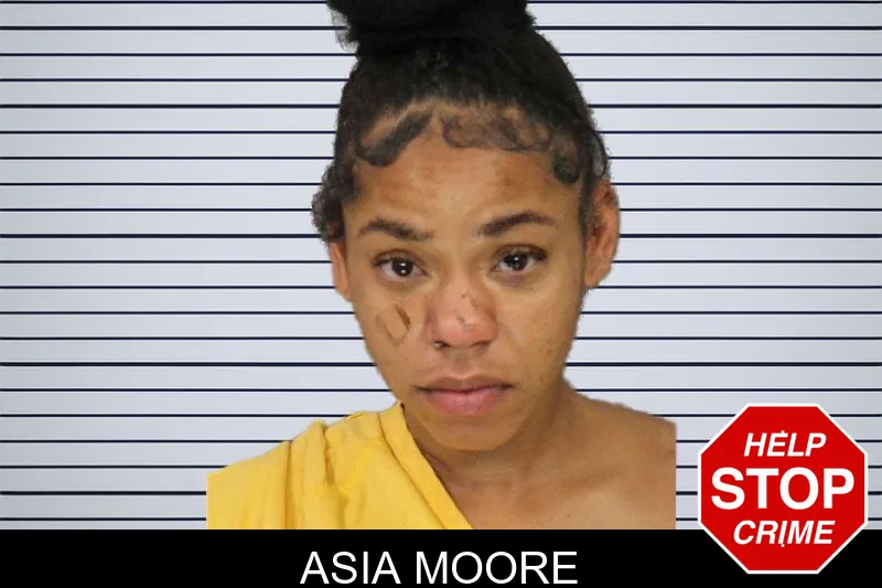 Asia Moore mugshot