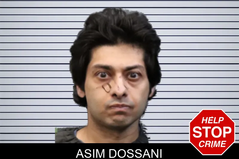 Asim Dossani mugshot