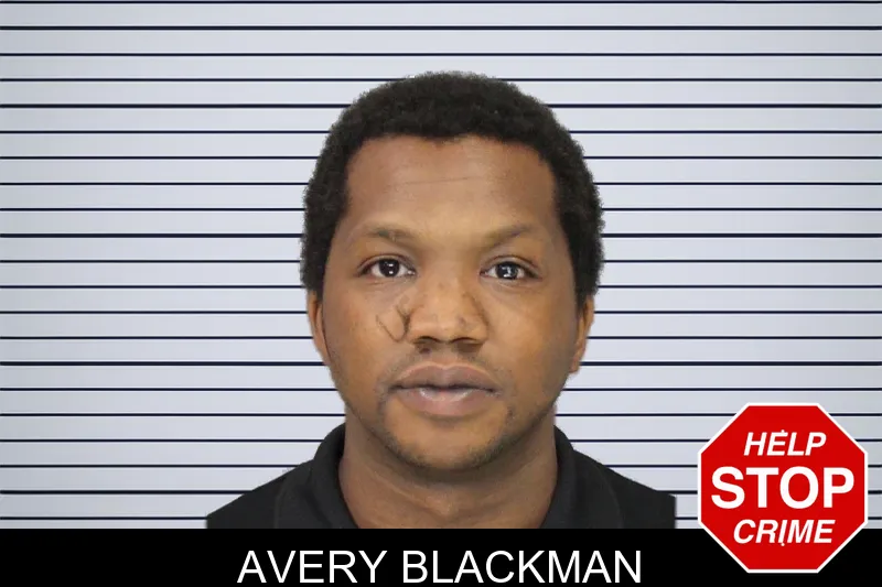 Avery Blackman mugshot