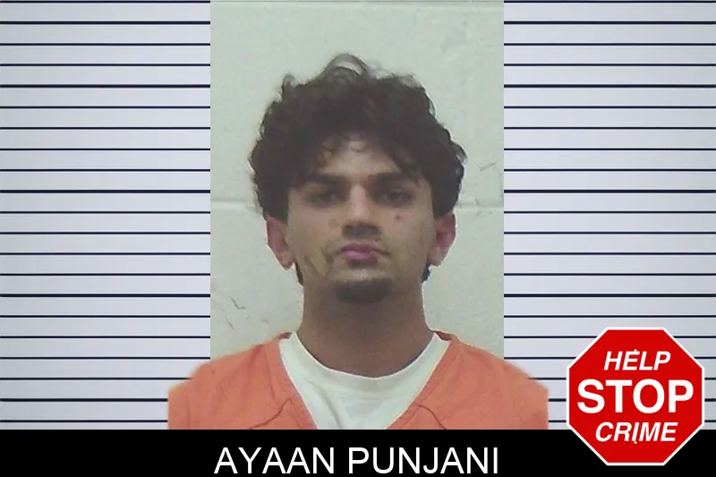 Ayaan Punjani mugshot