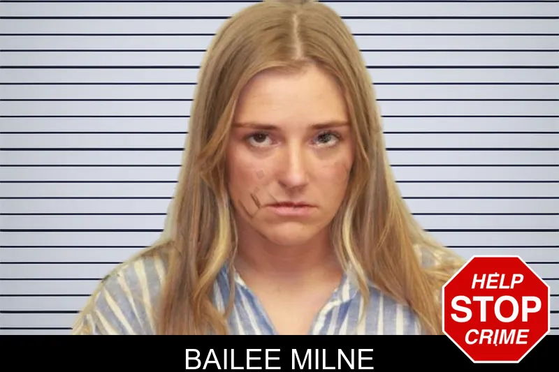 Bailee Milne mugshot