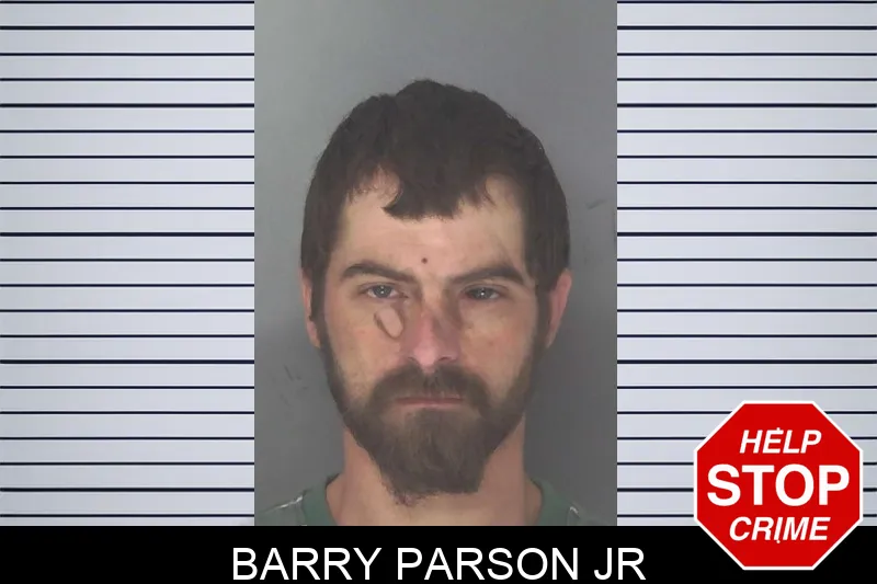 Barry Parson Jr mugshot