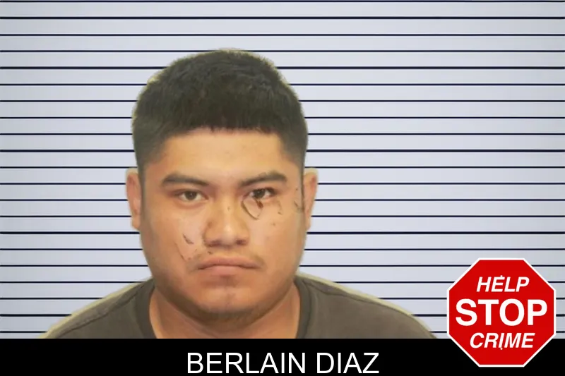 Berlain Diaz mugshot