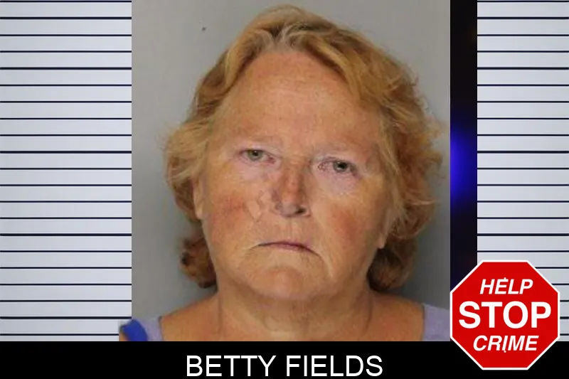 Betty Fields mugshot