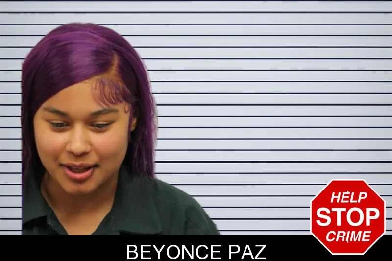 Beyonce Paz mugshot