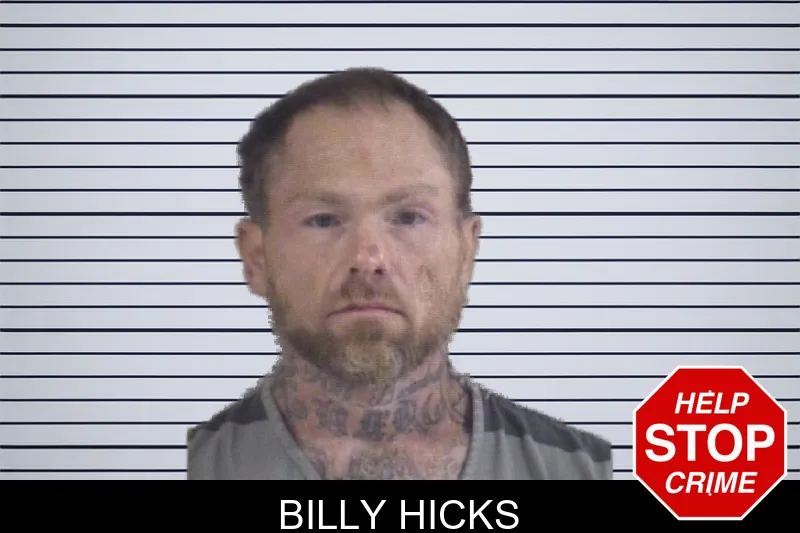 Billy Hicks mugshot