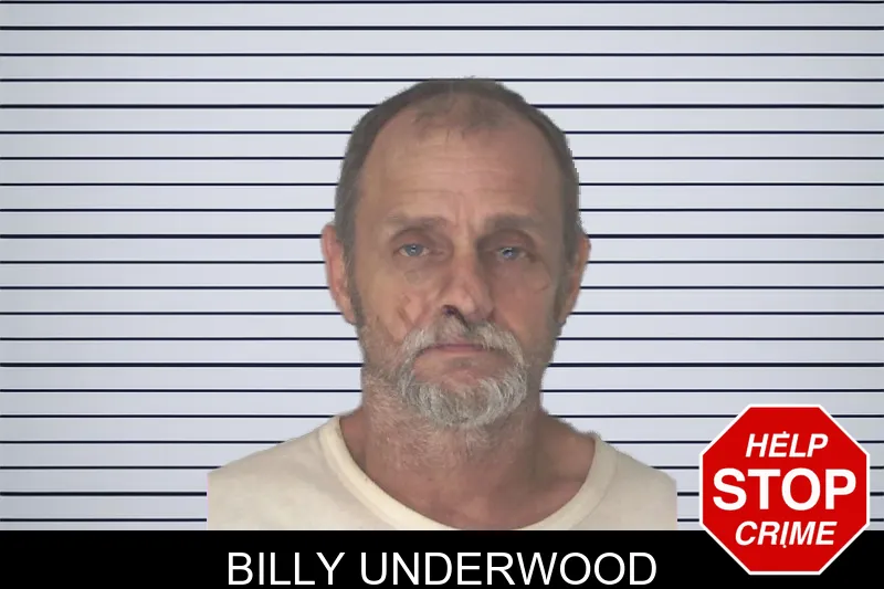 Billy Underwood mugshot