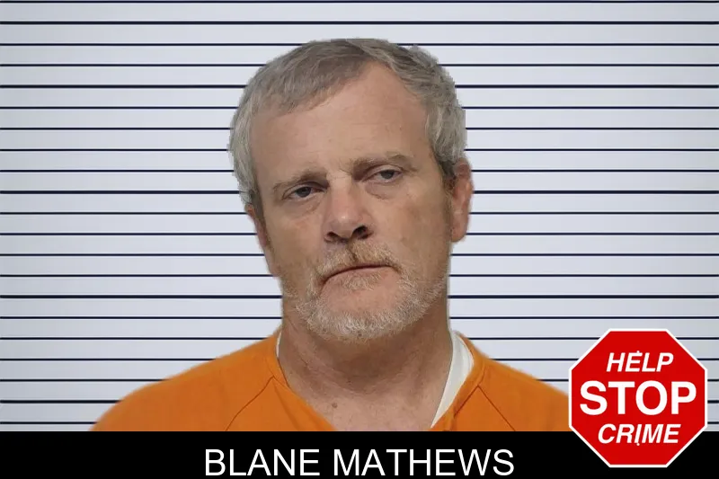 Blane Mathews mugshot