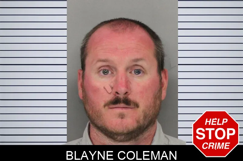 Blayne Coleman mugshot