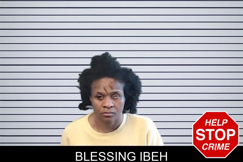 Blessing Ibeh mugshot