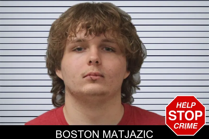 Boston Matjazic mugshot