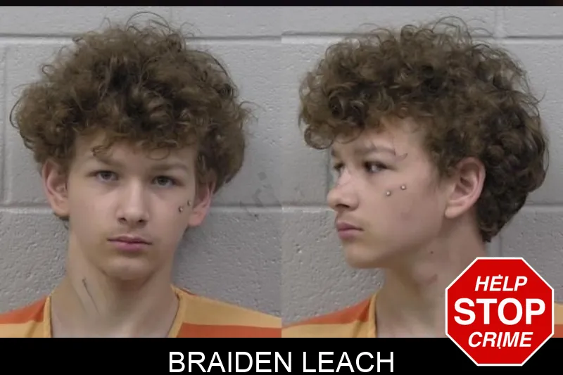 Braiden Leach mugshot