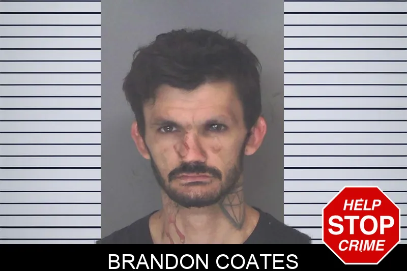 Brandon Coates mugshot