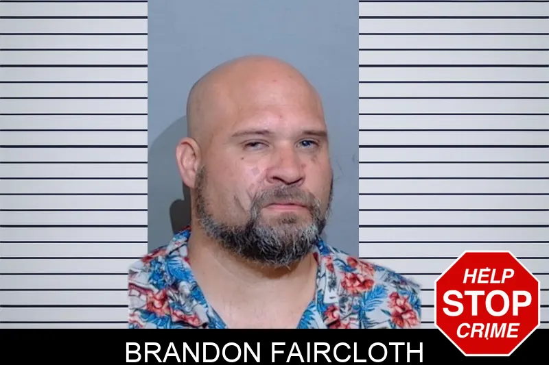 Brandon Faircloth mugshot