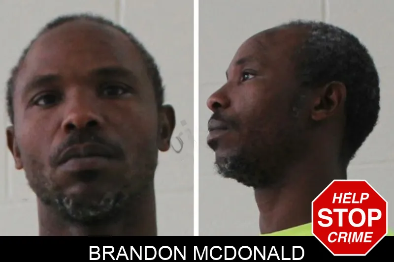 Brandon McDonald mugshot
