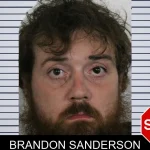 Brandon Sanderson mugshot