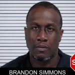 Brandon Simmons mugshot