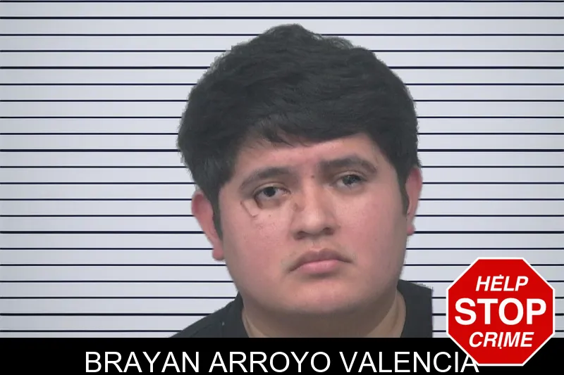 Brayan Arroyo Valencia mugshot