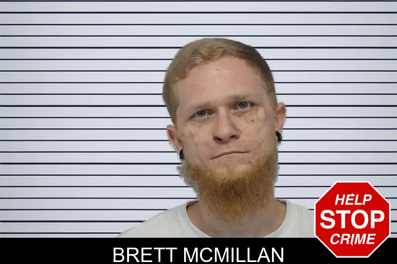 Brett McMillan mugshot