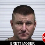 Brett Moser mugshot