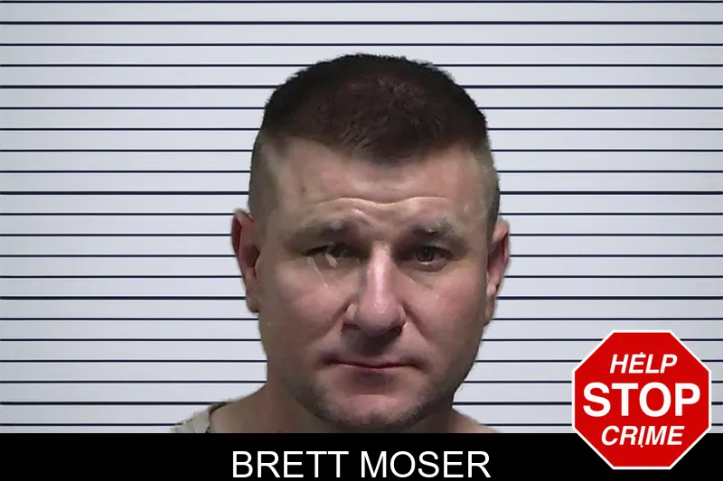 Brett Moser mugshot