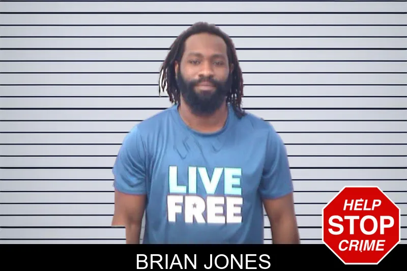 Brian Jones mugshot
