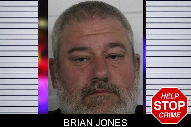 Brian Jones mugshot