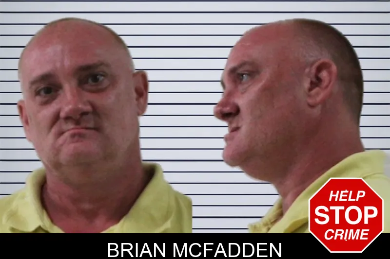 Brian McFadden mugshot