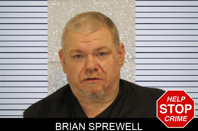Brian Sprewell mugshot