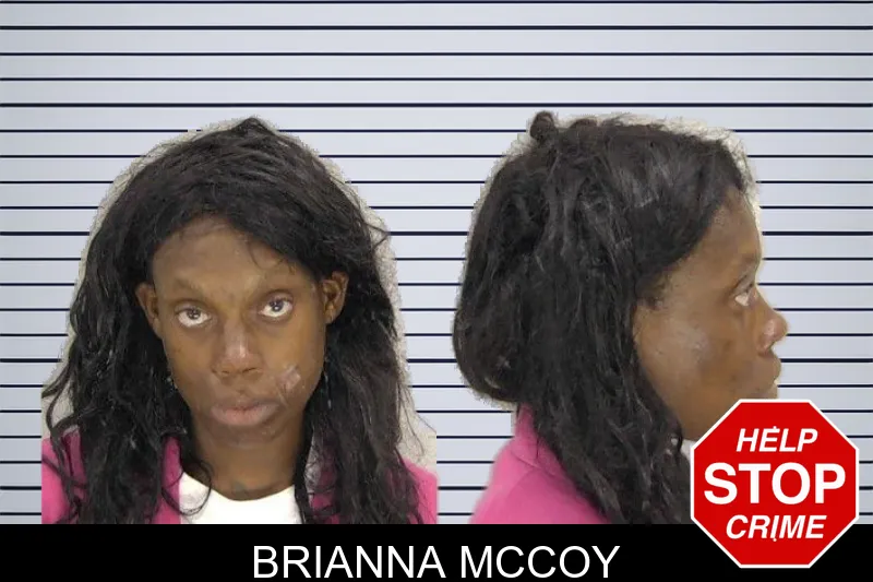 Brianna McCoy mugshot