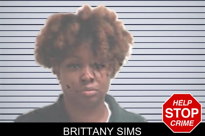 Brittany Sims mugshot