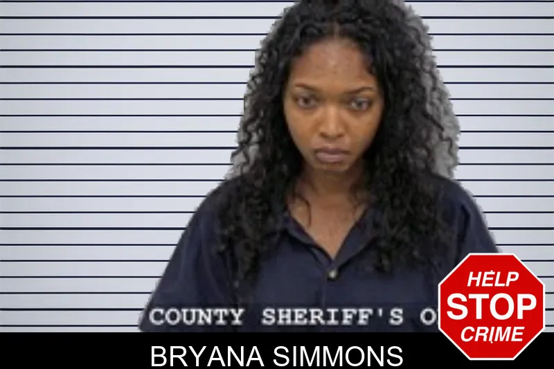 Bryana Simmons mugshot