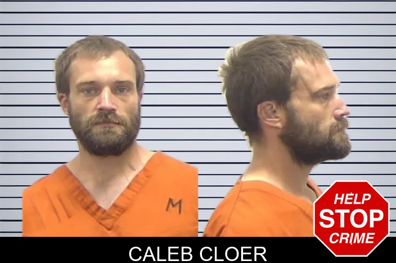 Caleb Cloer mugshot