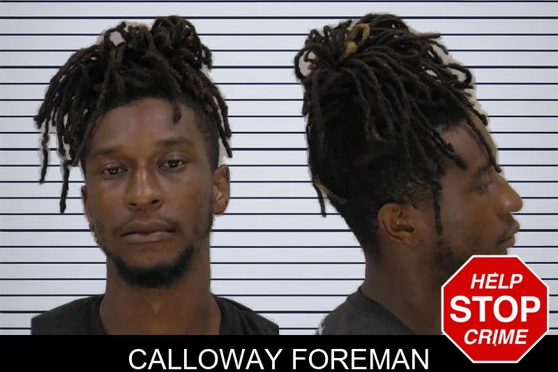 Calloway Foreman mugshot