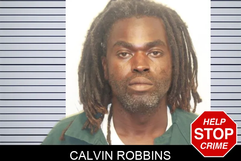Calvin Robbins mugshot